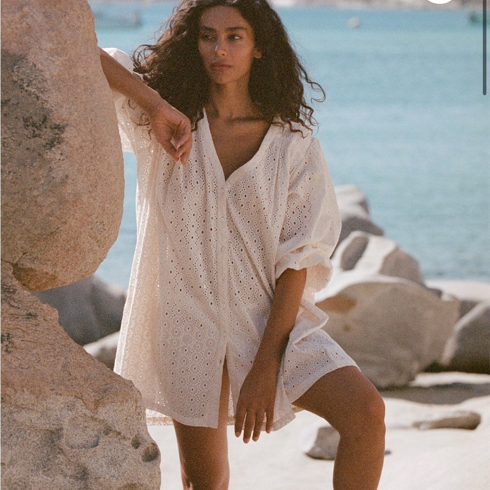 White Hope & May Eyelet Dress - Small